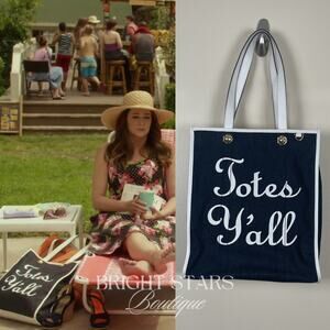 Rare Totes Y'all Tote Bag ASO Lorelai Gilmore Girls A Year In The Life Casual